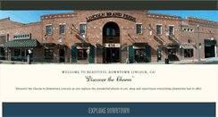 Desktop Screenshot of downtownlincolnca.com